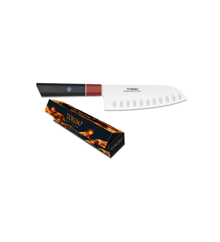 Cuchillo SANTOKU TOKISU  hoja: 17 cm
