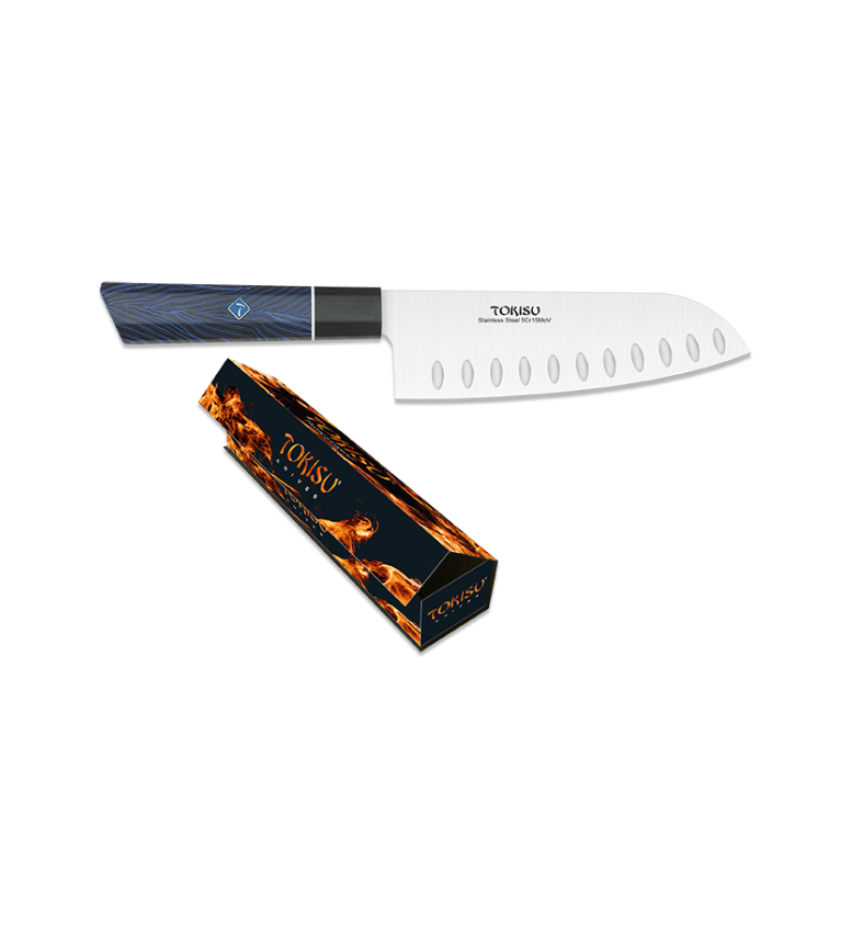 Cuchillo SANTOKU TOKISU  hoja: 17 cm
