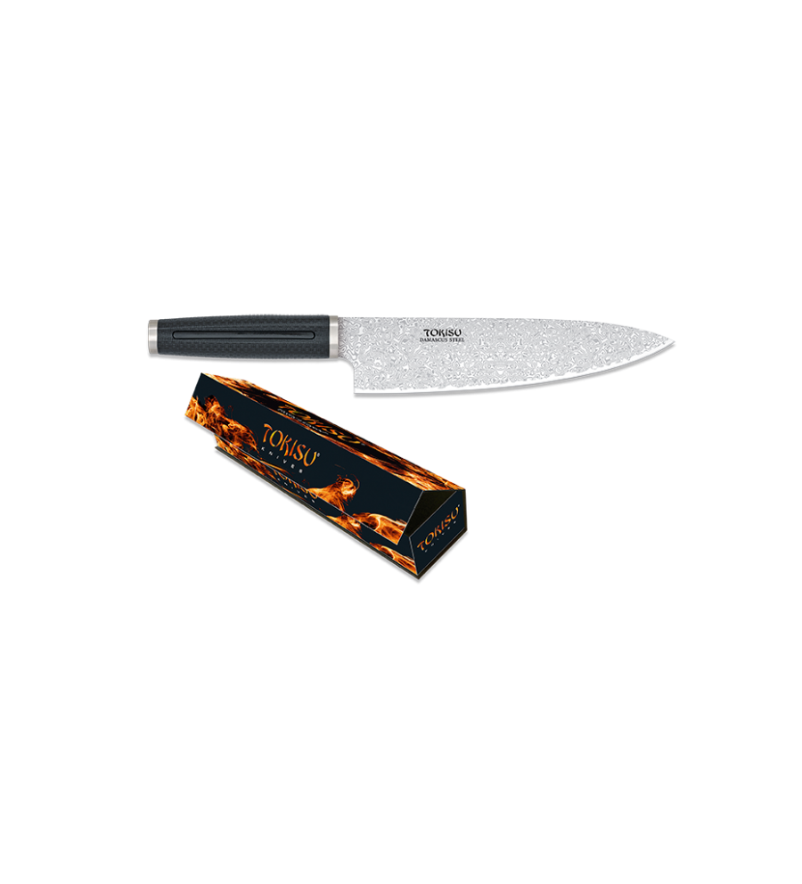 Cuchillo TOKISU hoja Damasco 21.5 cm