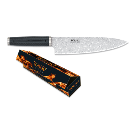 Cuchillo TOKISU hoja Damasco 21.5 cm