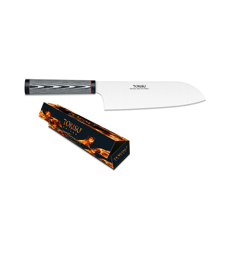 Cuchillo SANTOKU TOKISU  hoja: 19.5 cm