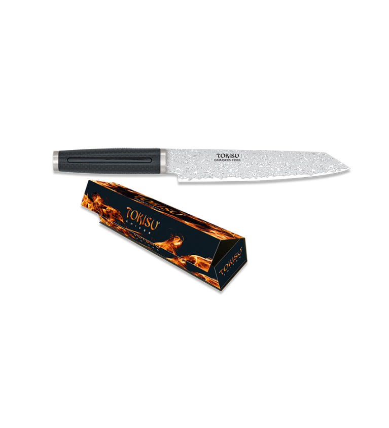 Cuchillo KIRITSUKE TOKISU hoja Damasco,
