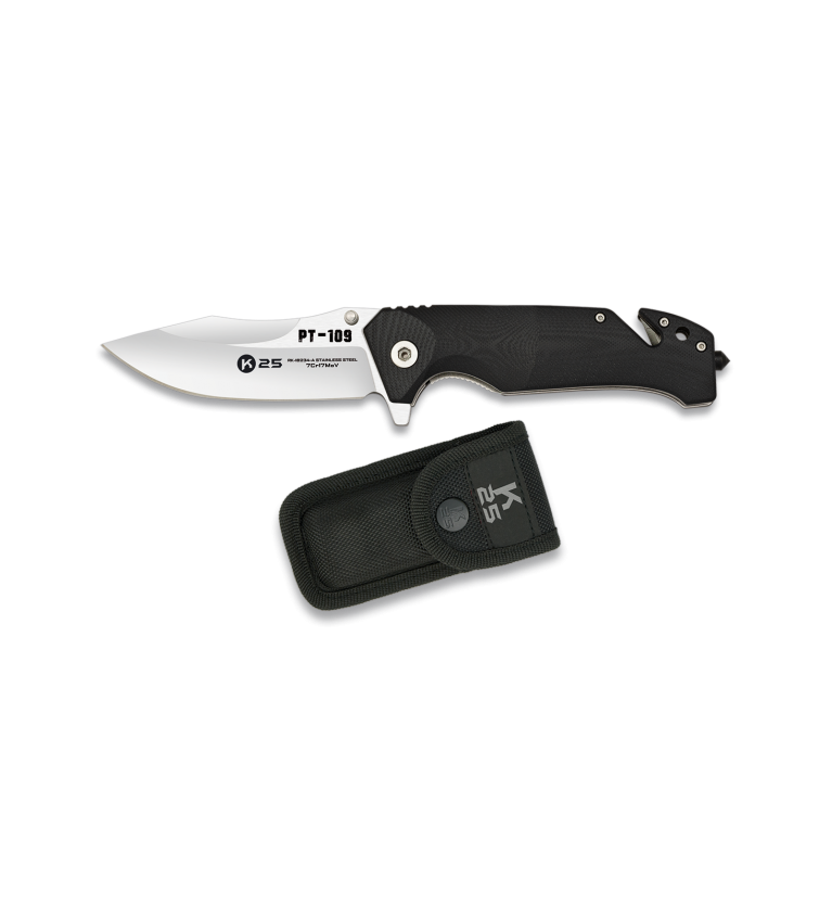 Navaja K25 G10. PT109.  hoja 9 cm.