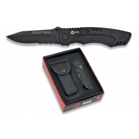 Navaja K25 TACTICA.Funda.Hoja 8 cm