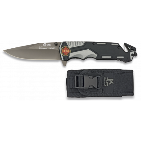 Navaja gris/negra K25i seguridad. H:9.4