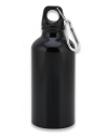 Bidon Negro 400ml con mosqueton Barbaric