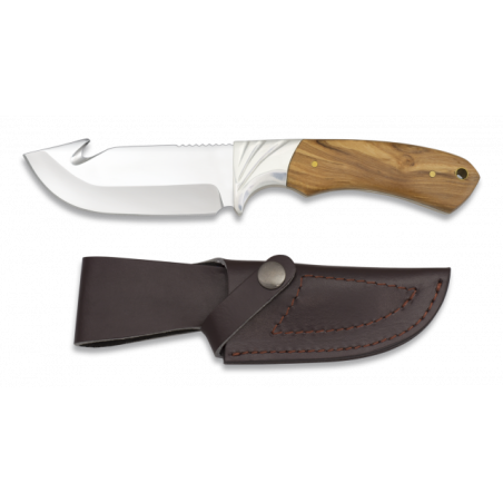 Cuchillo Caza Mango olivo. Total: 22.7