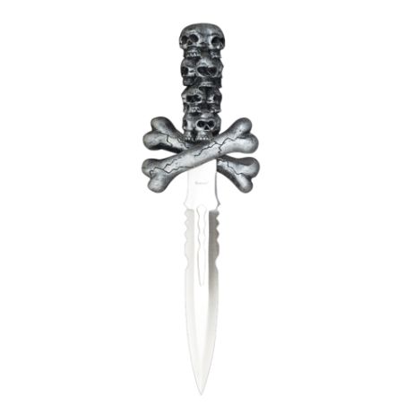 Cuchillo decoración calaveras
