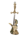 Cuchillo decoración c/peana serpiente-ca