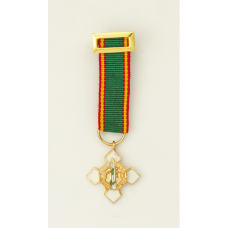 Medalla Miniatura Merito Policial BLANCO