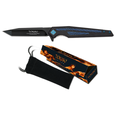 Navaja TOKISU. cachas de damasco G10.