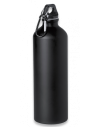 Bidon negro 800ml con mosqueton Barbaric
