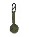 Mosquetón doble con bola de cuerda verde