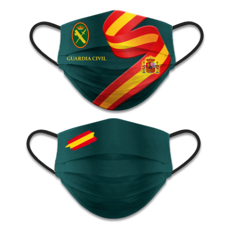 CubreMascarilla reversible Guardia Civil