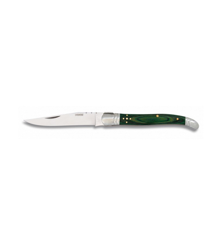 Navaja LAGUIOLE.Mikarta Verde.Hoja: 9 cm