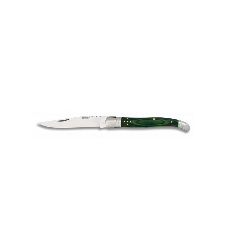 Navaja LAGUIOLE.Mikarta Verde.Hoja: 9 cm