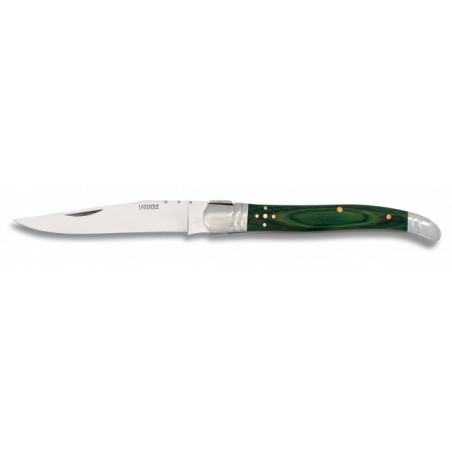 Navaja LAGUIOLE.Mikarta Verde.Hoja: 9 cm