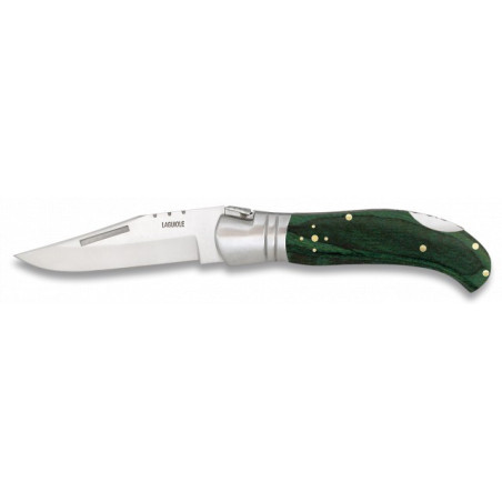 Navaja LAGUIOLE-CAZA.Mikarta Verde.8.5cm