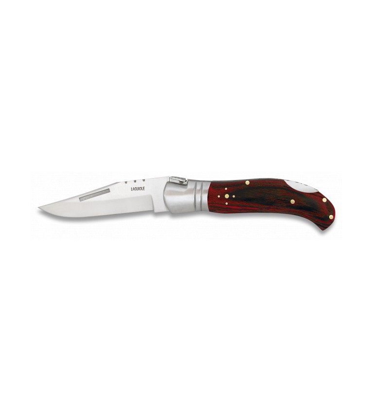 Navaja LAGUIOLE-CAZA.Mikarta Roja.10 cm