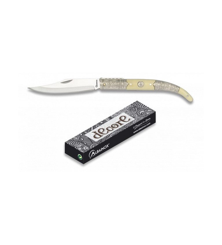 Navaja albainox cromo. hoja 8.5 cm