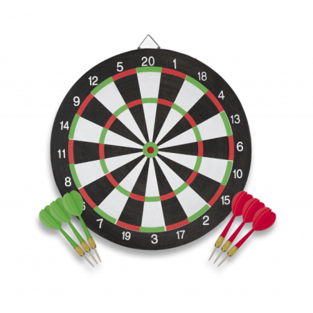 Diana para dardos 41 cm con 6 dardos