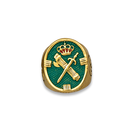 Anillo GUARDIA CIVIL acero Talla: 19