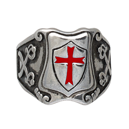 Anillo Cruz templaria Talla:22 ø