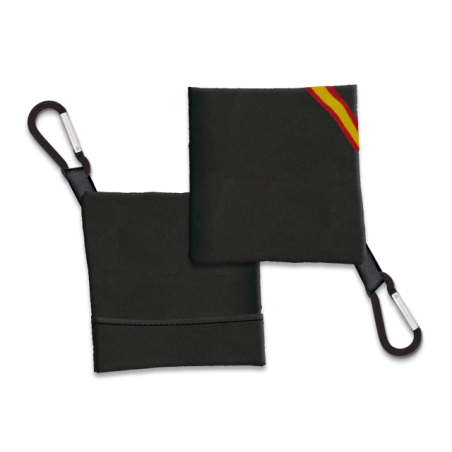 Portamascarilla Negro TNT con Bandera