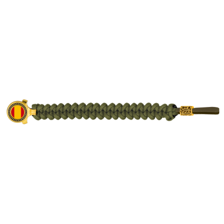 pulsera paracord Barbaric oro / verde. p