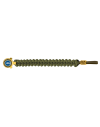 pulsera paracord Barbaric oro / verde. p