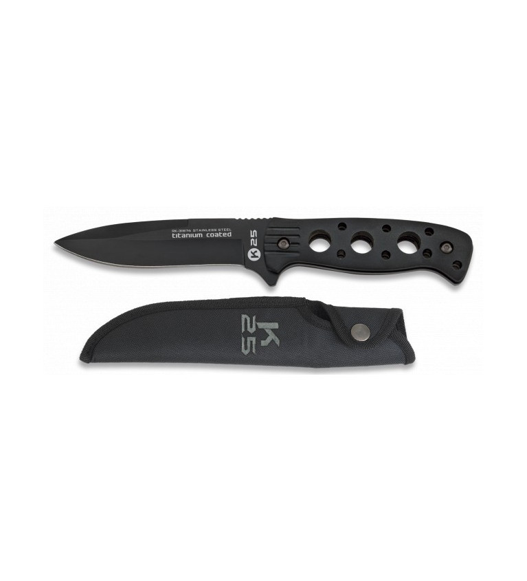 Cuchillo K25 TACTICO Funda.Hoja:12cm