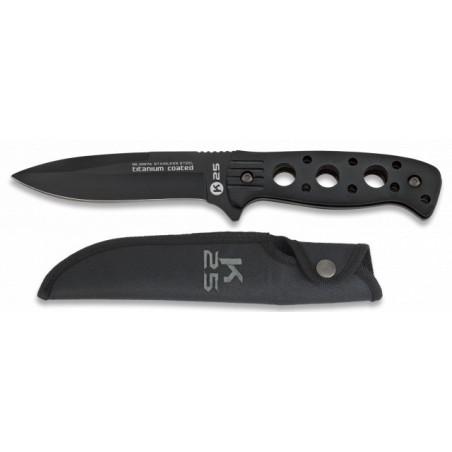 Cuchillo K25 TACTICO Funda.Hoja:12cm