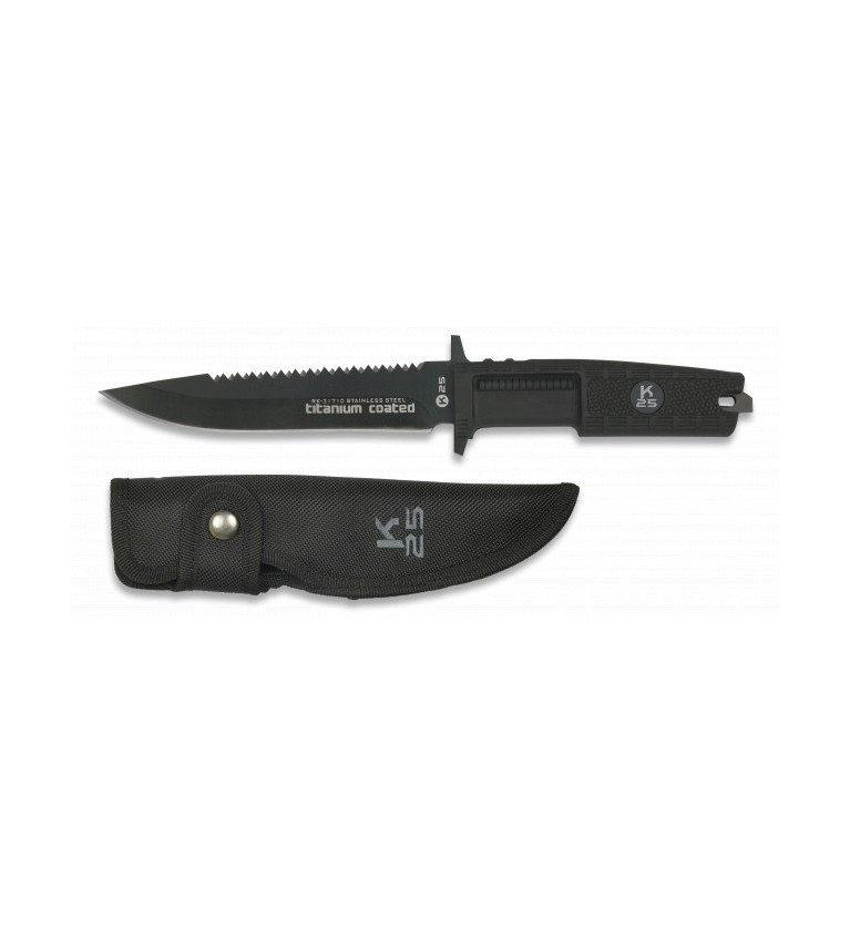 K25.Cuchillo TACTICO.Con Funda.Hoja:15.5