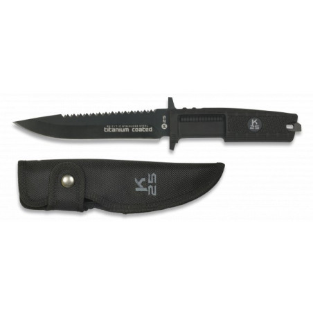 K25.Cuchillo TACTICO.Con Funda.Hoja:15.5