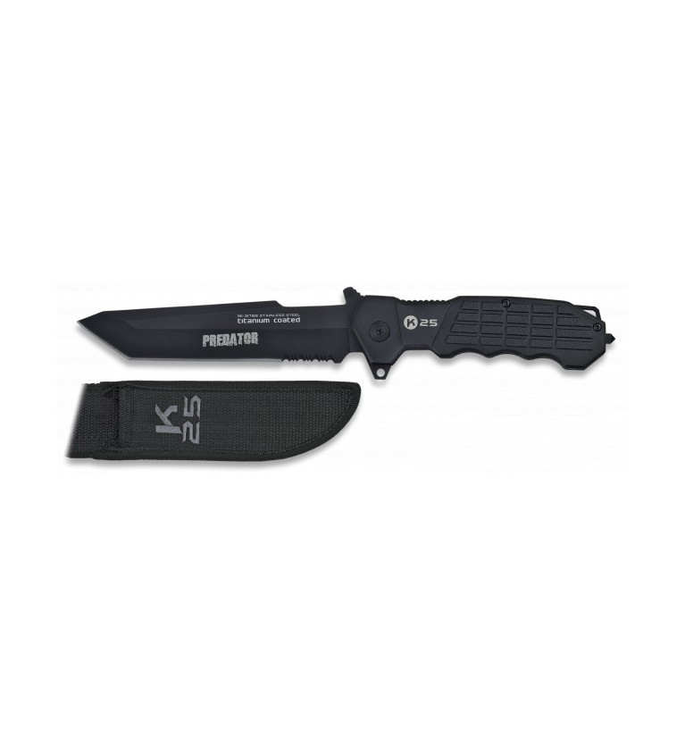 cuchillo K25 PREDATOR NEGRO. funda.h:14