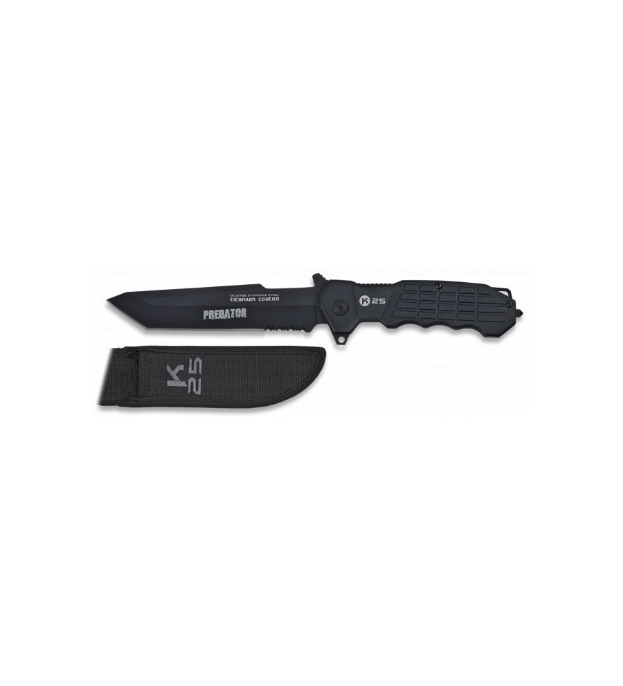 cuchillo K25 PREDATOR NEGRO. funda.h:14