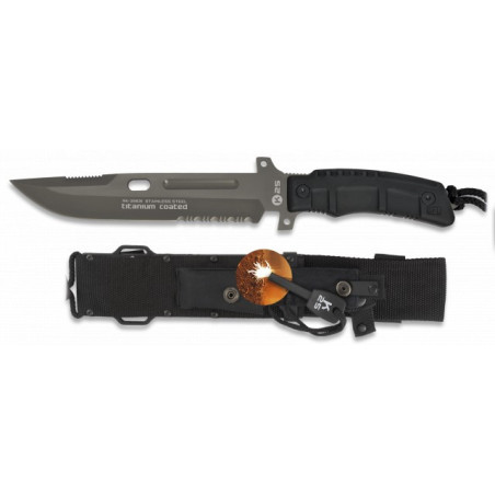 Cuchillo K25 TACTICO.SFL.Funda. 20 cm