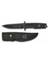 K25.Cuchillo puño goma titanium c. 12 cm