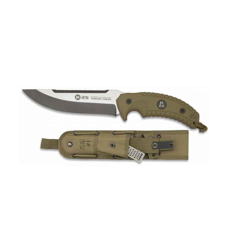 cuchillo tactico K25 T. coated. 16.6