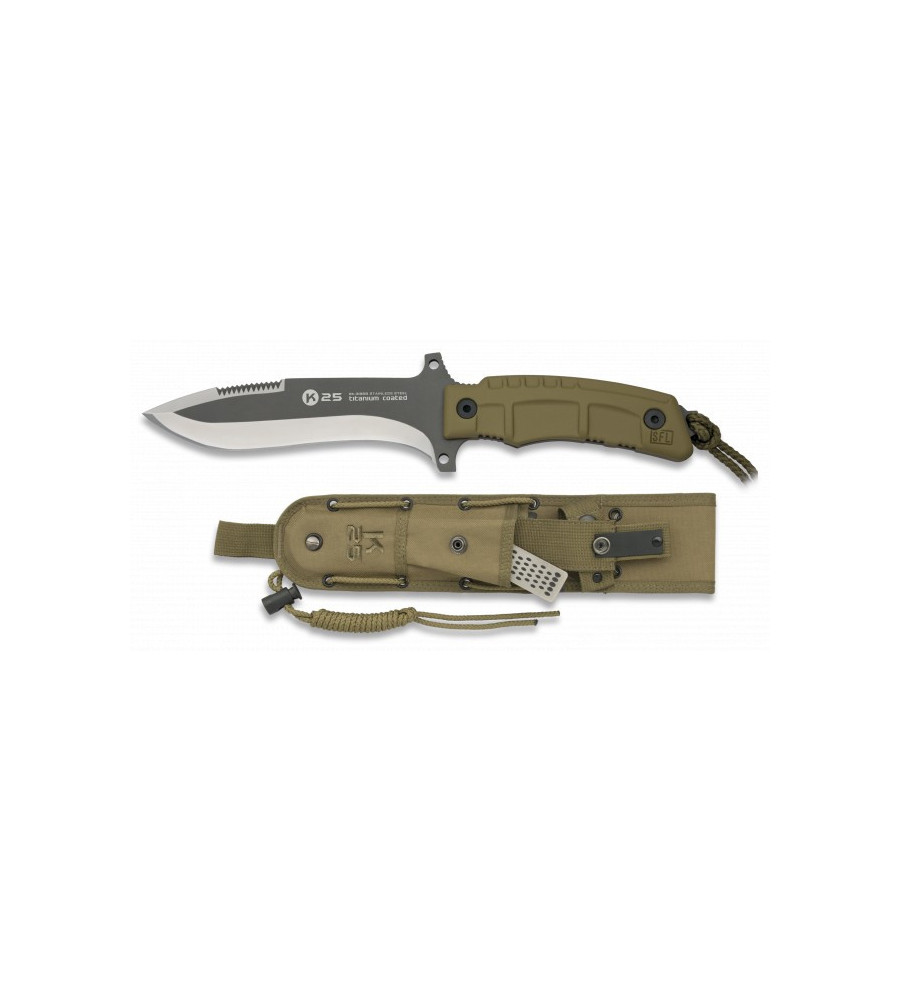 cuchillo K25 Coyote titanio. h:14.9