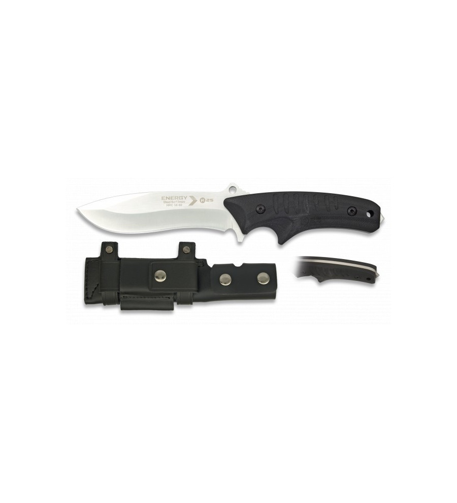 Cuchillo K25 Energy con funda piel. 13