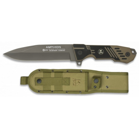 cuchillo K25 cacha g10.TC. Amphion.h:15