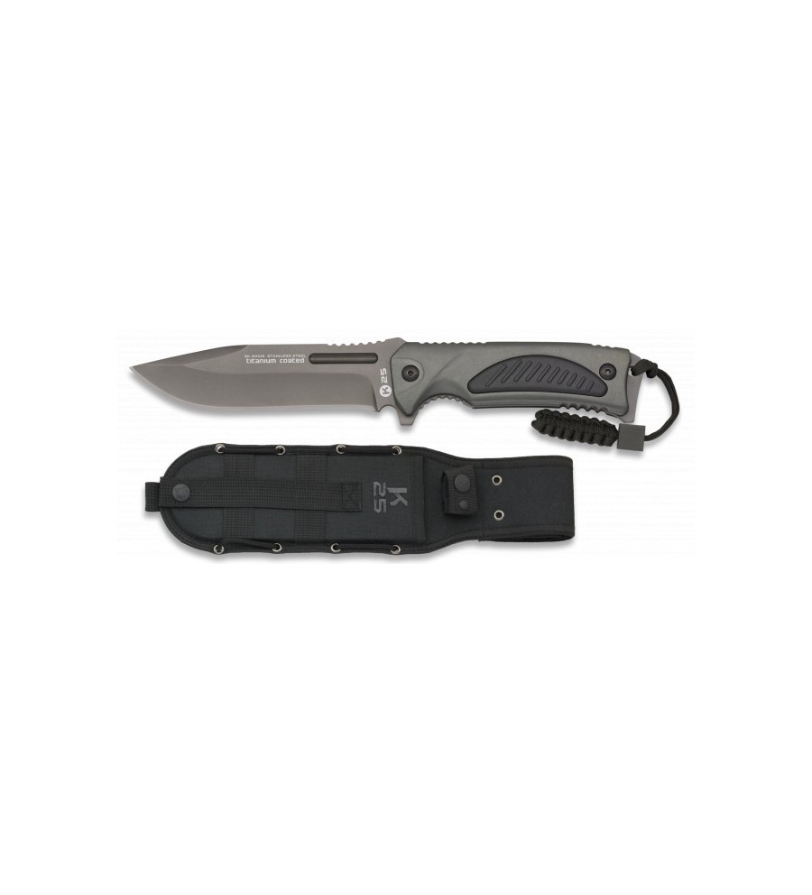 K25. Cuchillo Color Negro. H:15
