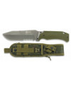 K25.Cuchillo tactico verde c/sierra.12.7
