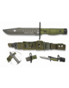 cuchillo K25 VERDE Bayoneta. 17.8