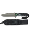 Cuchillo gris / negro hoja 13.5 cm