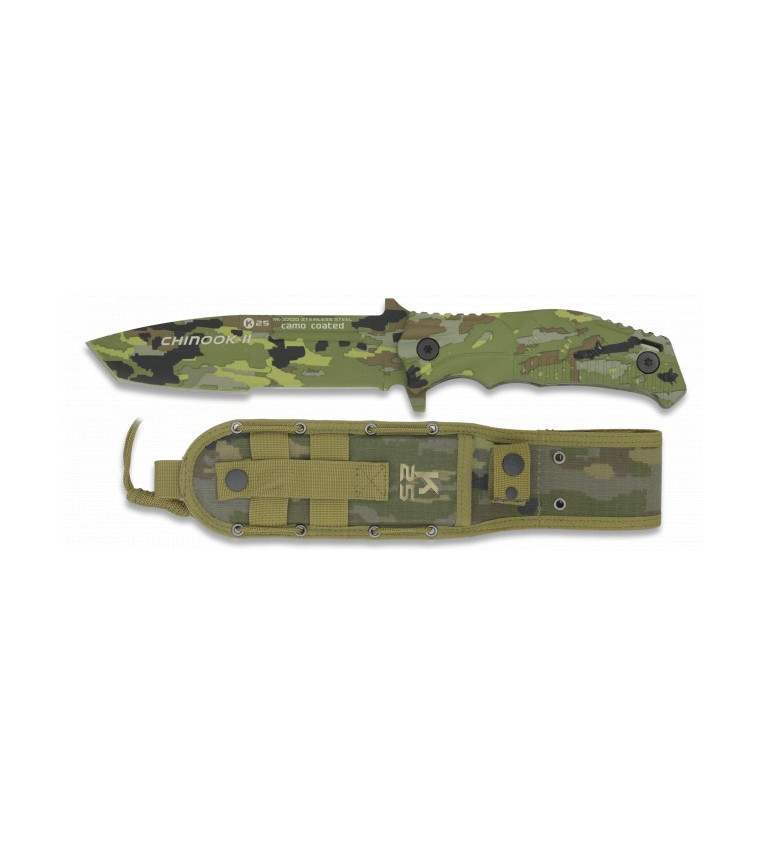 Cuchillo tactico K25 CHINOOK II Camo esp