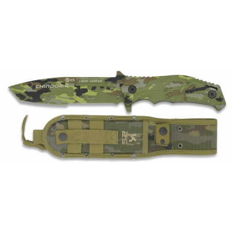 Cuchillo tactico K25 CHINOOK II Camo esp