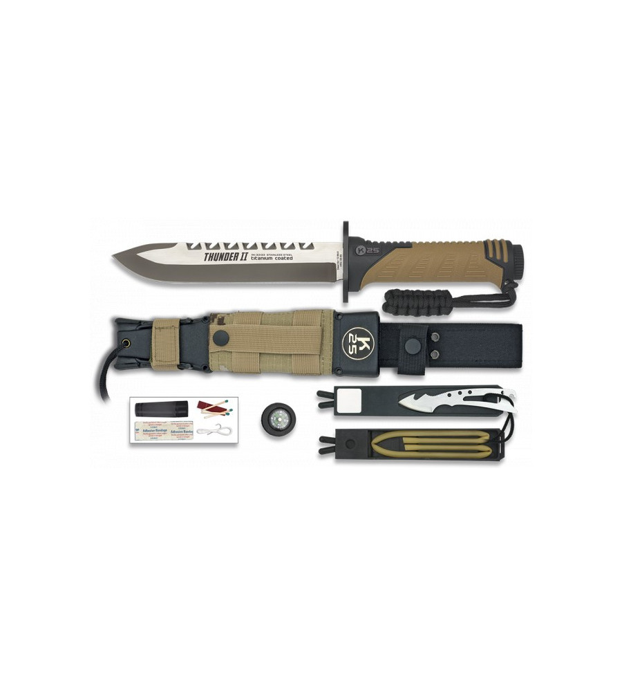 K25.Cuchillo THUNDER II Camo Sand. h: 17