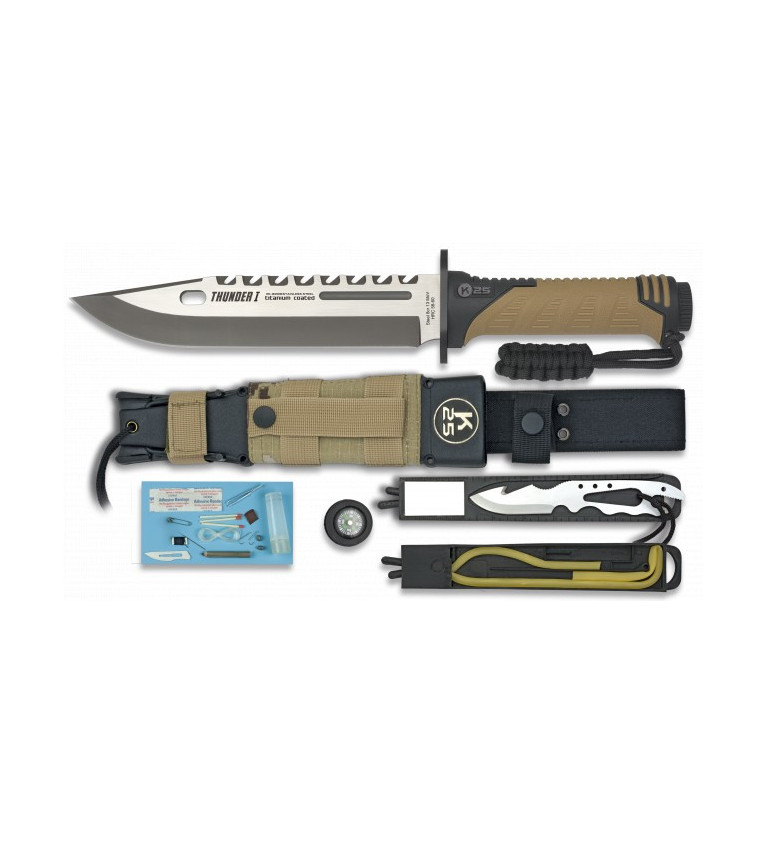 K25.Cuchillo THUNDER I. Camo Sand. H: 9